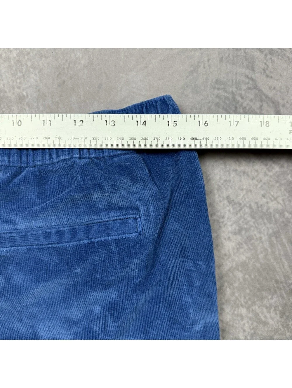 OP Ocean Pacific Shorts Mens S/30” Corduroy Blue Casual Retro Surf